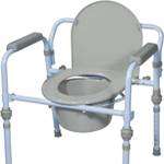 Folding Steel Commode DR11148